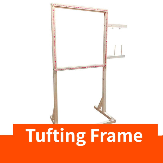Tufting frame on legs